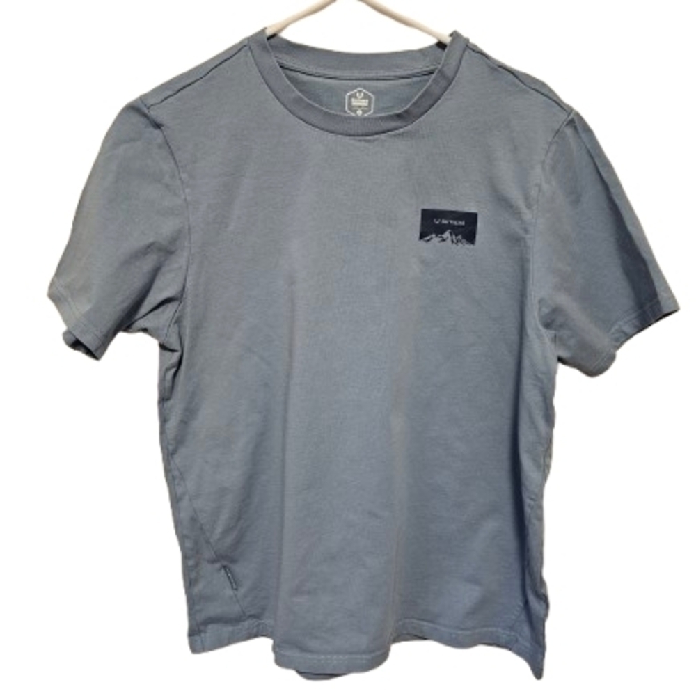 Northyard Light Blue Men's Cotton Short Sleeve T-Shirt Size Large